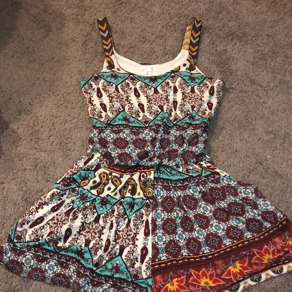 Patterned romper